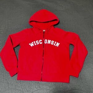 University of Wisconsin, Madison sweatshirt / zip-up hoodie size small